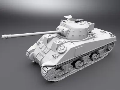 Sherman firefly Scale model 3D print model