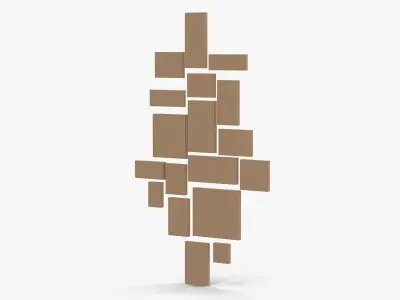 Christopher Guy Cubic Mirror Low-poly 3D model