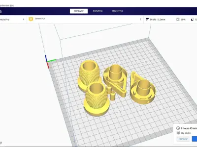 Bike gear shifter 3D print model
