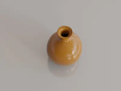 Simple Earthenware Jug 01 Low-poly 3D model
