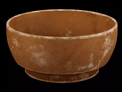 Eating Pot Low-poly 3D model