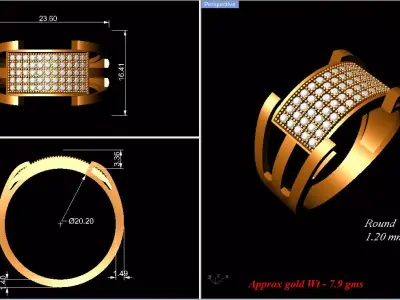 Thunder Ring 3D model