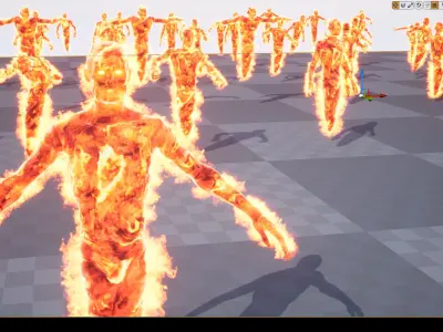 Hell ifrit inferno low-poly game engine ready 3D model Low-poly 3D model