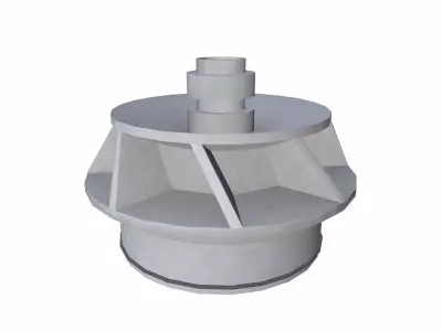 Impeller Low-poly 3D model