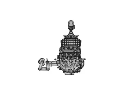 Honda Formula Student Race Car Engine  3D print model