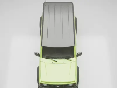 Suzuki Jimny 2019 4x4 Off Road Vehicle Low-poly 3D model