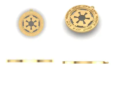 Pendant  od14 3D print model