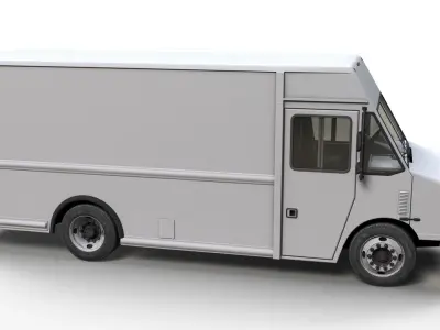 Freightliner MT45 step van Low-poly 3D model