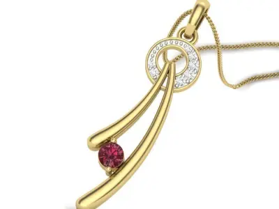 Women pendant  3D print model