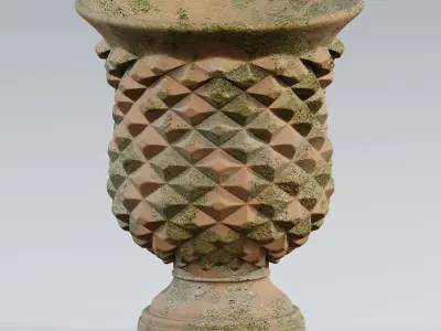 Garden urn planter38 3D model