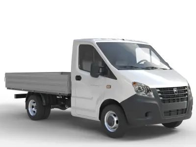 Gazelle Next lorry lowpoly Low-poly 3D model