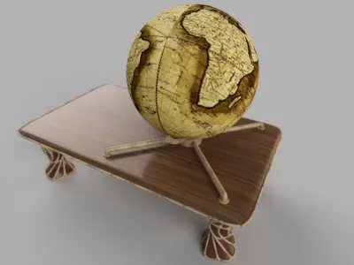 Sepia World 3D model