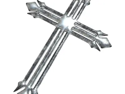 5 Christian cross V 04 3D model