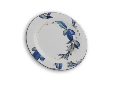 Luxurious Plates Free low-poly 3D model