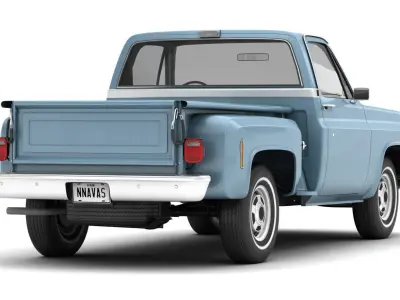 GENERIC STEPSIDE PICKUP TRUCK 10 3D model