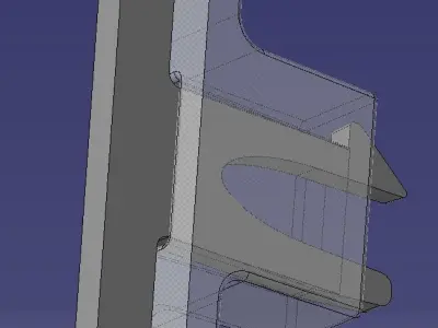 Double Snap Hook 3D model