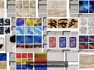 Abstracts Frame Pack01