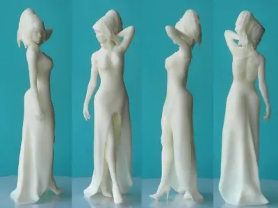 Rebekah02 porsche sports car Free 3D print model