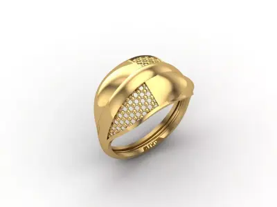 Plain Ring Women Ready STL 3DM Models Womens Rings 3D models 3D print model 3