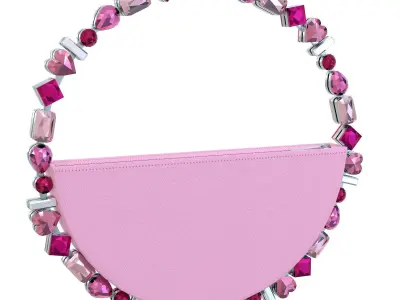 Lalingi Emerald Eternity Clutch Bag Low-poly 3D model