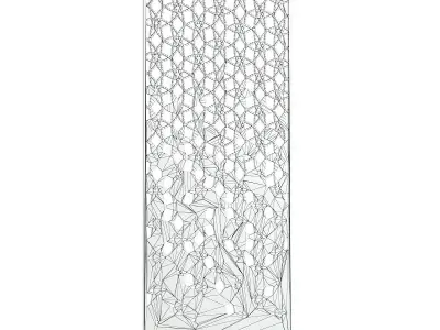 Brushed Metal Panel 3D model