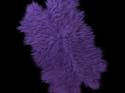 Skin longhair 3D model