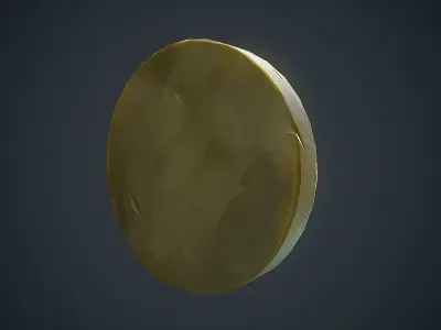 Pirace Coin Low-poly 3D model