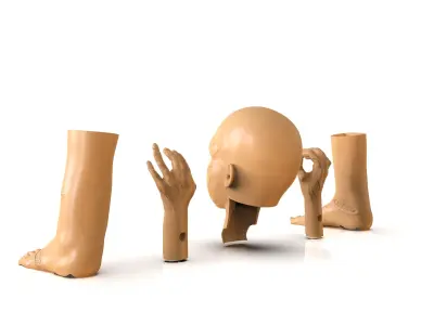 Regan MacNeil Parts 3D print model