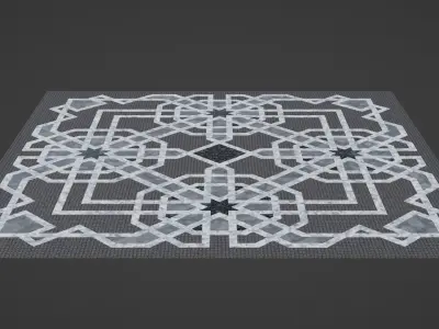 Emin Inonu Town Square Low-poly 3D model