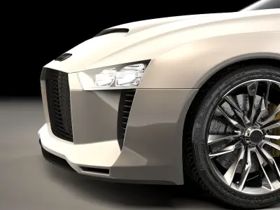 Audi Quattro Concept 3D model