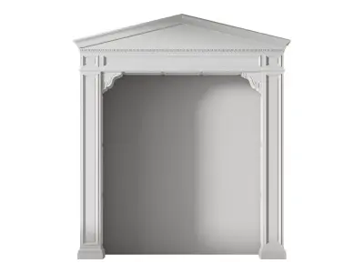  Classic Interior doorway 3D model