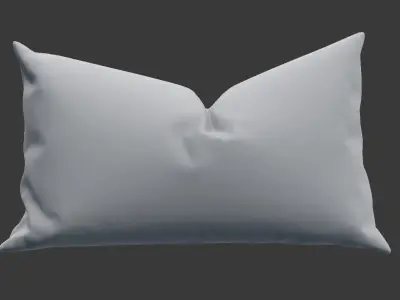 Solid Pillow 10 Low-poly 3D model