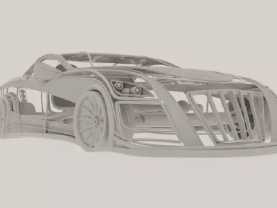 Mercedes Benz Car 3D model from CGTrader