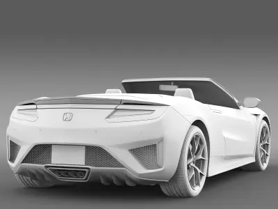 Honda NSX Cabriolet 2017 3D model