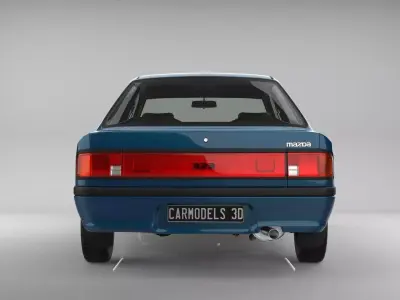 Mazda 323 Sedan 1990 3D model