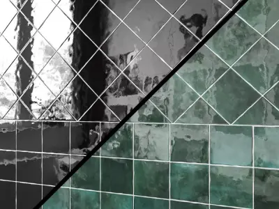 Cloe 5 x 5 Ceramic Field Tile 3D model