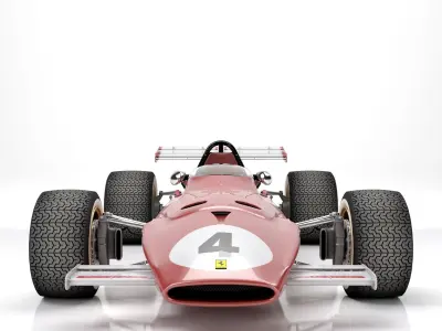 Ferrari F1 312 B 1970  3D model