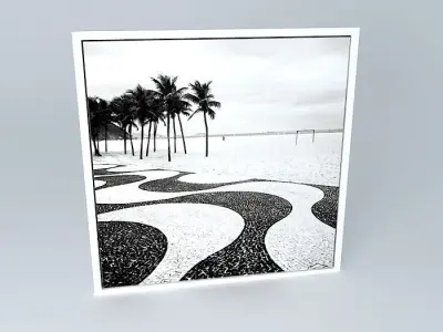 Palms Copacabana 02 Free 3D model