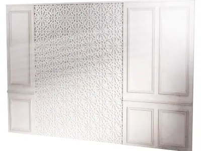 Decorative Wall panel  59 3D model