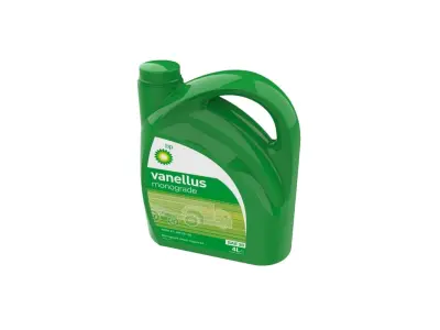 Bp Vanelus plastic oil Bottle 4L 3D print model