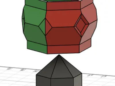 Vase Mold Low Poly 3D print model