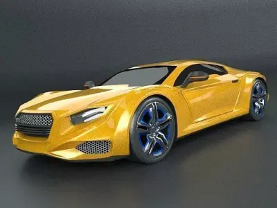Averon  GT concept car 3D model