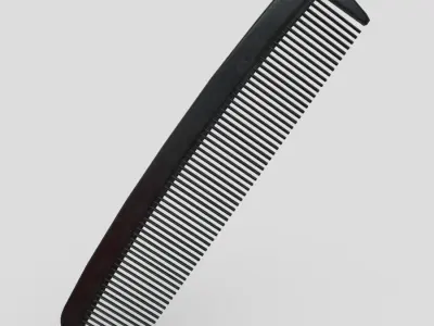 Hair Comb 5 Low-poly 3D model