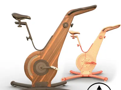 Bike Trainer NOHRD 3D model 3D model