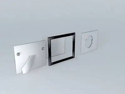 Picture Frame Bespoke Butterfly Babe Free 3D model