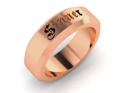 Band Ring 3D print model