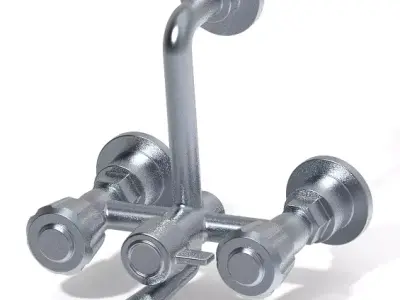 Classic Shower Tap 3D print model