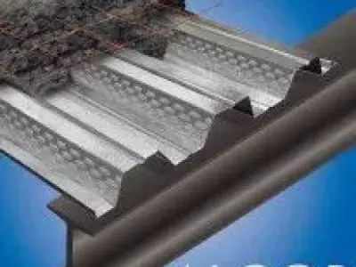 Losa Steel Deck ALCOR 75 - Steel Deck Slab ALCOR 75 3D model