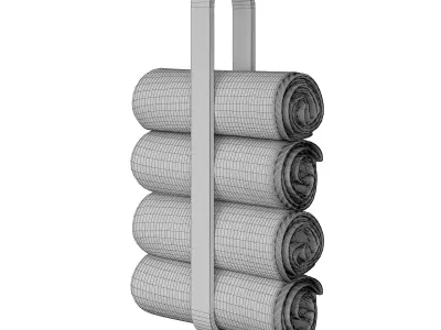 Towels Rolls 3D model