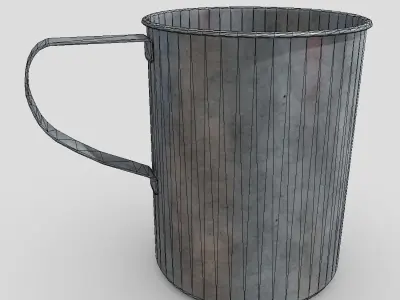 CC0 - Mug 7 Free low-poly 3D model